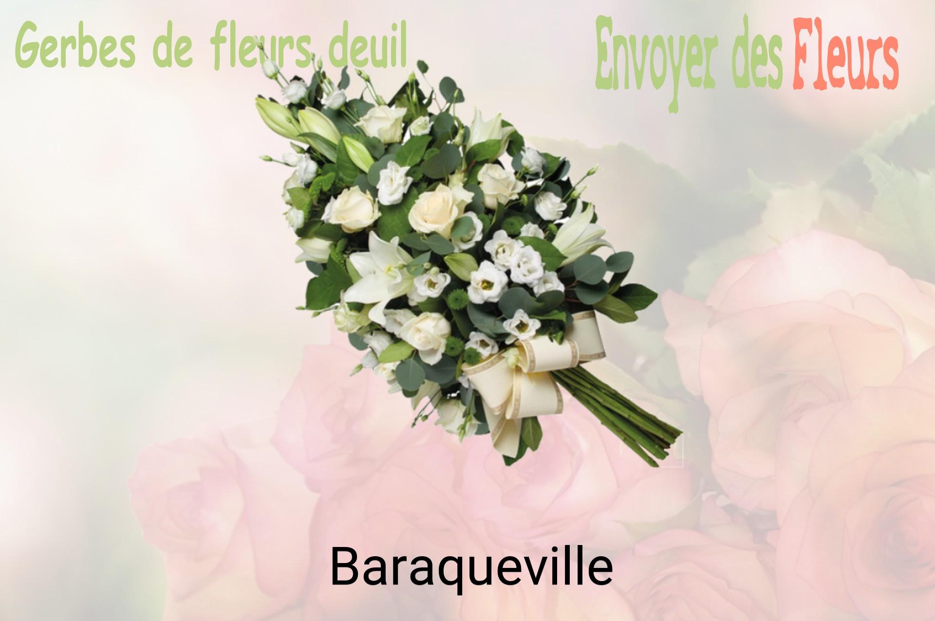 Gerbe de fleurs de deuil livrée à Baraqueville
